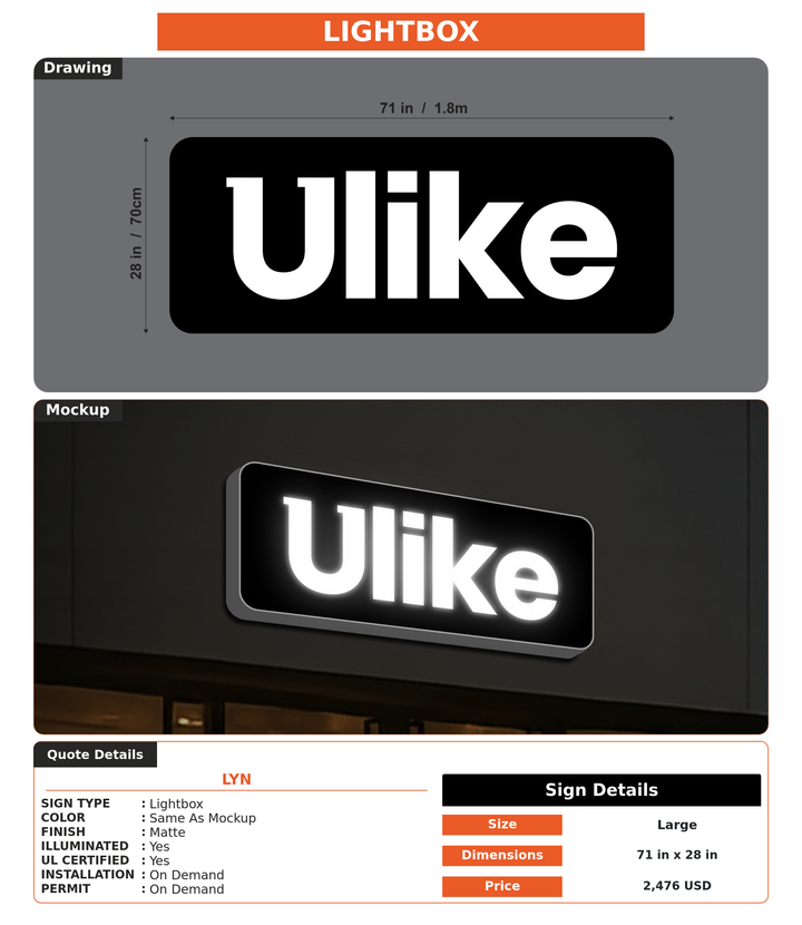 CUSTOM MOCKUP SIGN FOR Lyn
