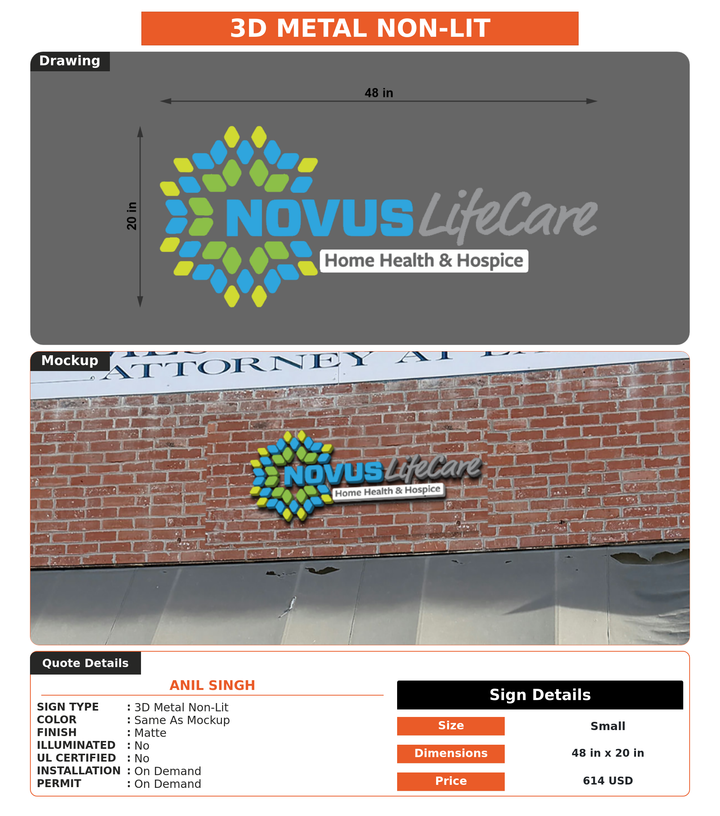 CUSTOM MOCKUP SIGN FOR Anil Singh