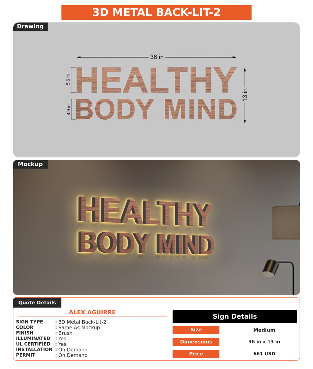 CUSTOM MOCKUP SIGN FOR Alex Aguirre