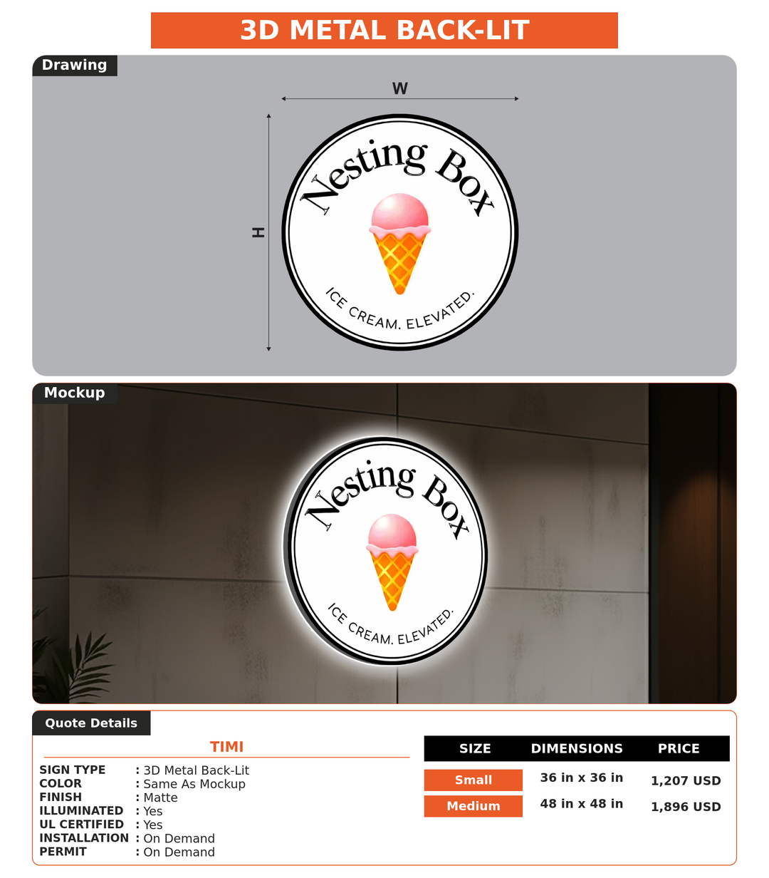 CUSTOM MOCKUP SIGN FOR Timi