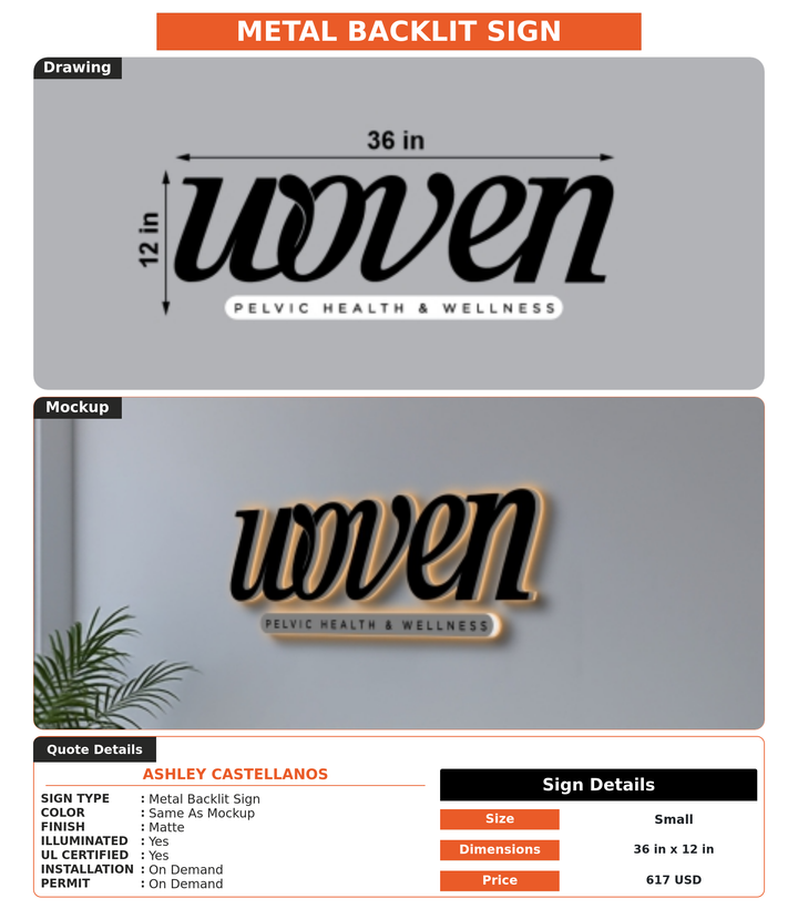 CUSTOM MOCKUP SIGN FOR Ashley Castellanos