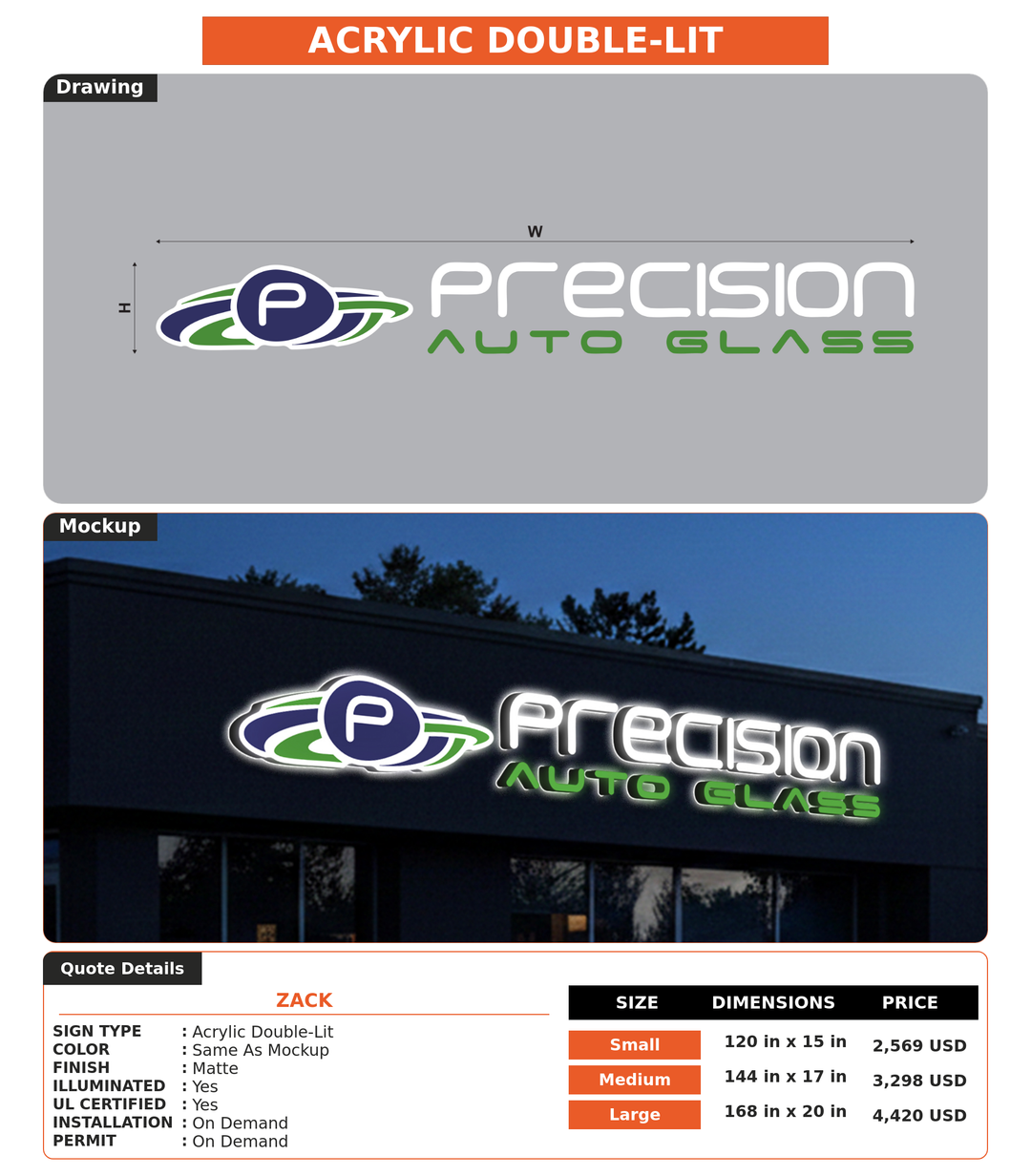 CUSTOM MOCKUP SIGN FOR Zack