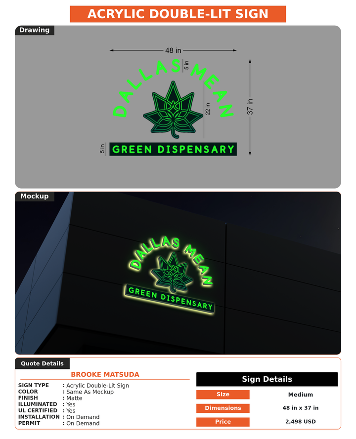 CUSTOM MOCKUP SIGN FOR Brooke Matsuda