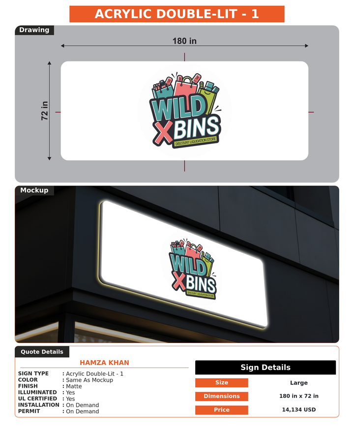 CUSTOM MOCKUP SIGN FOR Hamza Khan