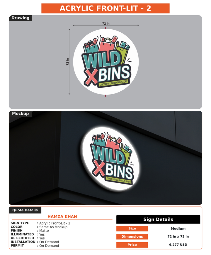 CUSTOM MOCKUP SIGN FOR Hamza Khan