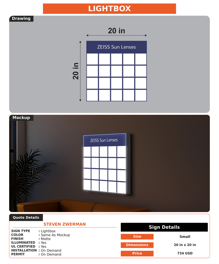 CUSTOM MOCKUP SIGN FOR Steven Zwerman