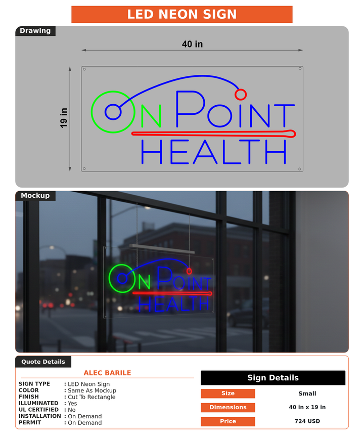 CUSTOM MOCKUP SIGN FOR Alec Barile