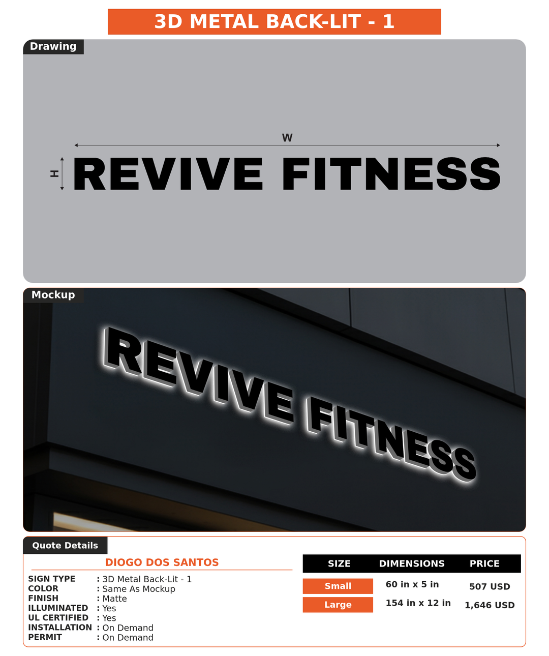 CUSTOM MOCKUP SIGN FOR Diogo Dos Santos