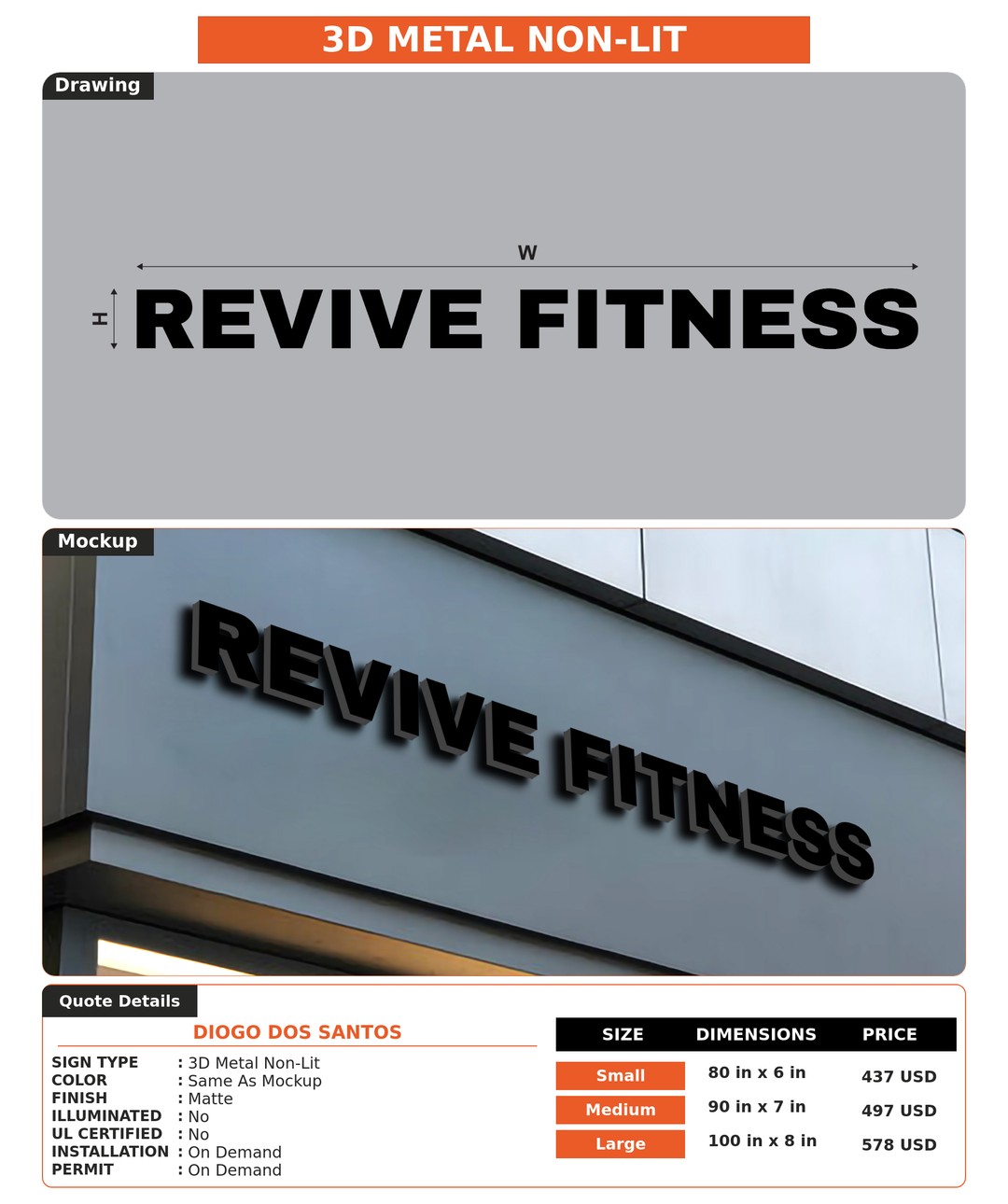 CUSTOM MOCKUP SIGN FOR Diogo Dos Santos