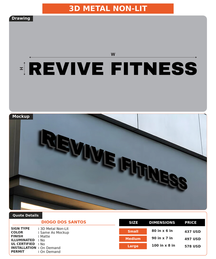 CUSTOM MOCKUP SIGN FOR Diogo Dos Santos
