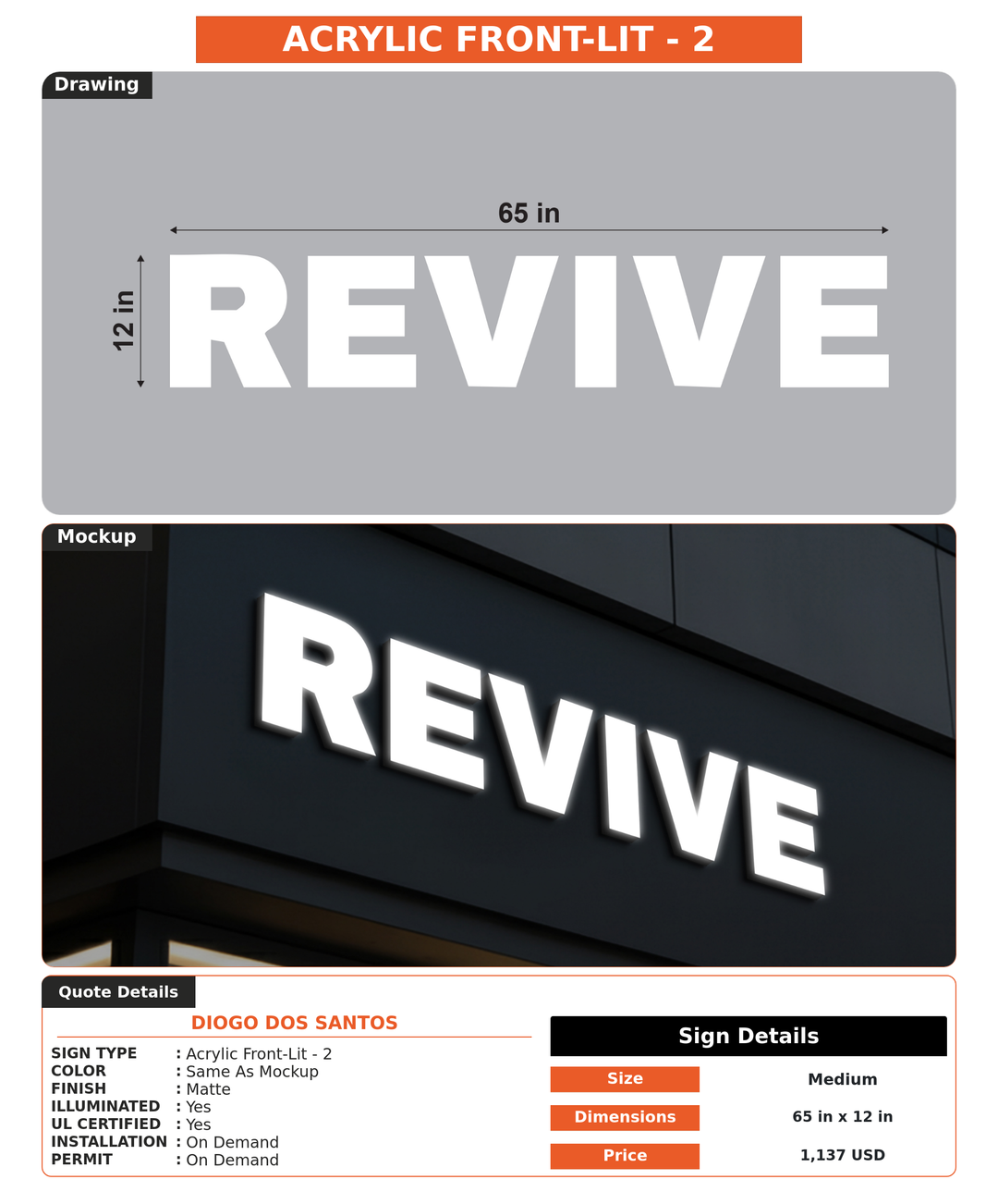 CUSTOM MOCKUP SIGN FOR Diogo Dos Santos
