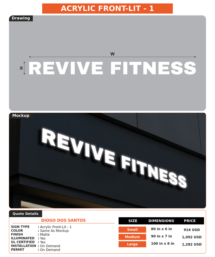 CUSTOM MOCKUP SIGN FOR Diogo Dos Santos