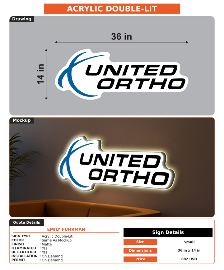 CUSTOM MOCKUP SIGN FOR Emily Fuhrman