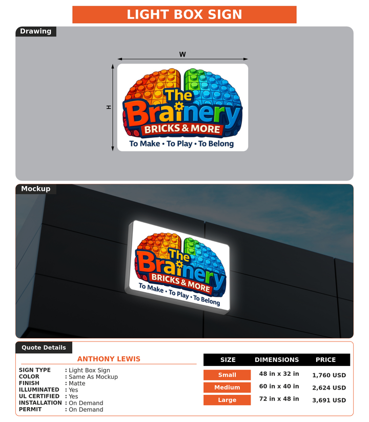 CUSTOM MOCKUP SIGN FOR Anthony Lewis