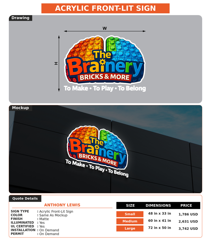 CUSTOM MOCKUP SIGN FOR Anthony Lewis