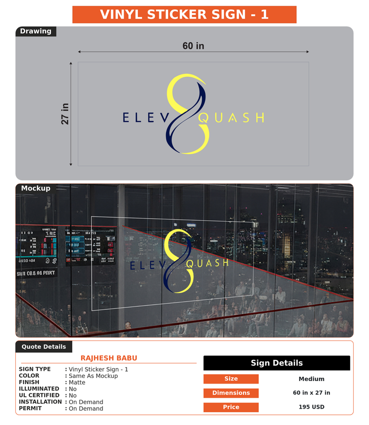 CUSTOM MOCKUP SIGN FOR Rajhesh Babu