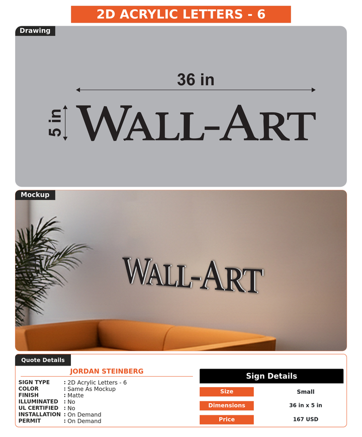 CUSTOM MOCKUP SIGN FOR Jordan Steinberg