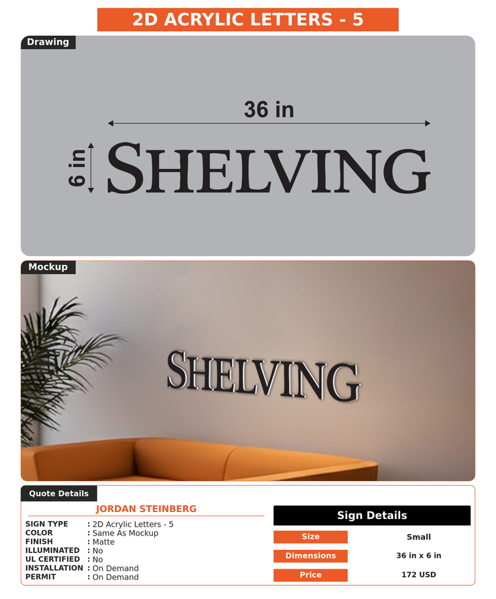 CUSTOM MOCKUP SIGN FOR Jordan Steinberg