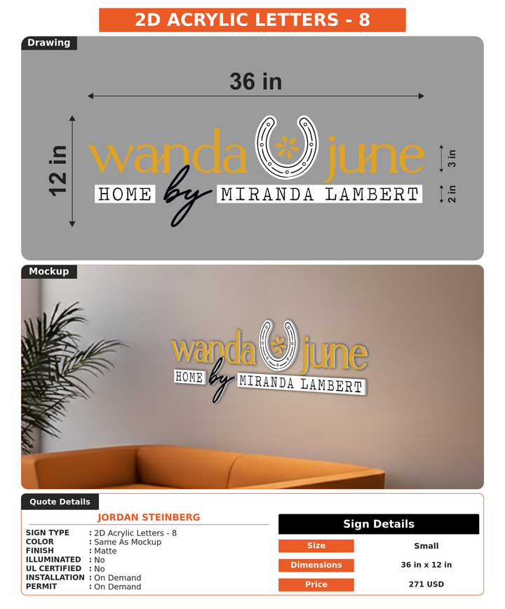 CUSTOM MOCKUP SIGN FOR Jordan Steinberg