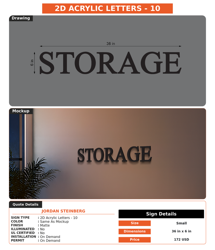 CUSTOM MOCKUP SIGN FOR Jordan Steinberg