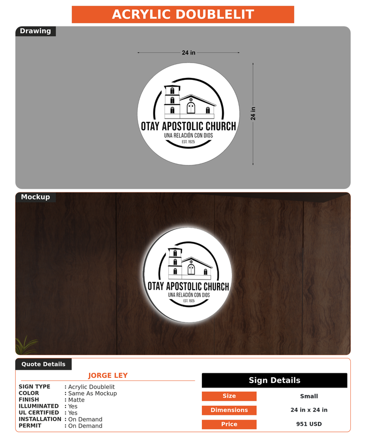 CUSTOM MOCKUP SIGN FOR Jorge Ley