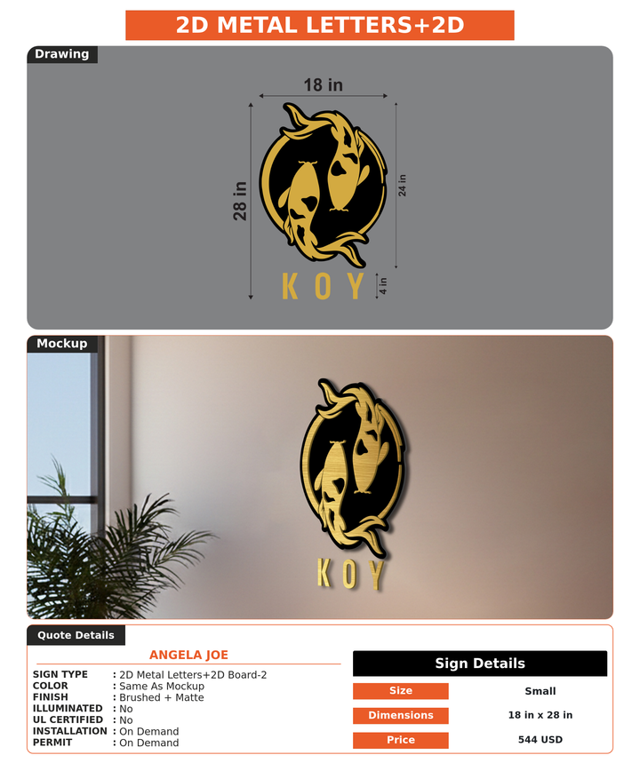 CUSTOM MOCKUP SIGN FOR Angela Joe