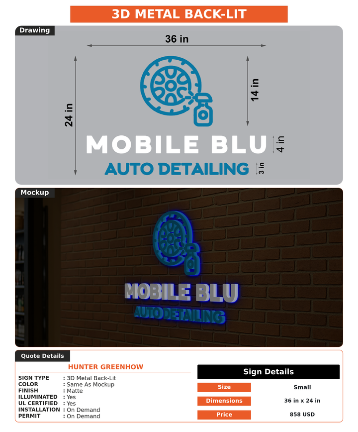 CUSTOM MOCKUP SIGN FOR hunter greenhow
