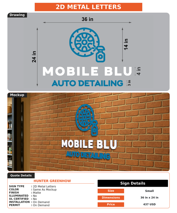 CUSTOM MOCKUP SIGN FOR hunter greenhow