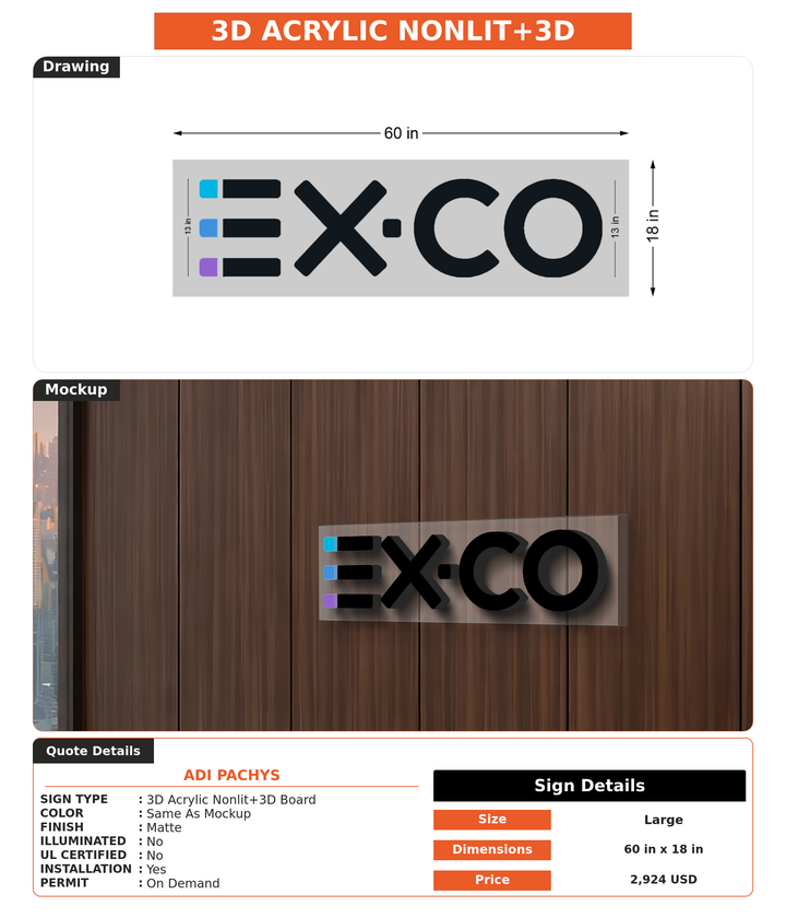 CUSTOM MOCKUP SIGN FOR Adi Pachys