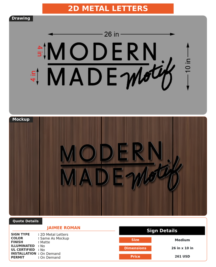 CUSTOM MOCKUP SIGN FOR Jaimee Roman