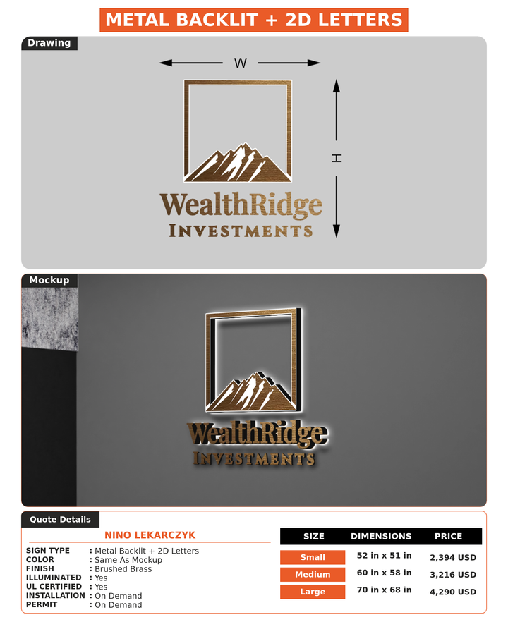 CUSTOM MOCKUP SIGN FOR Nino Lekarczyk