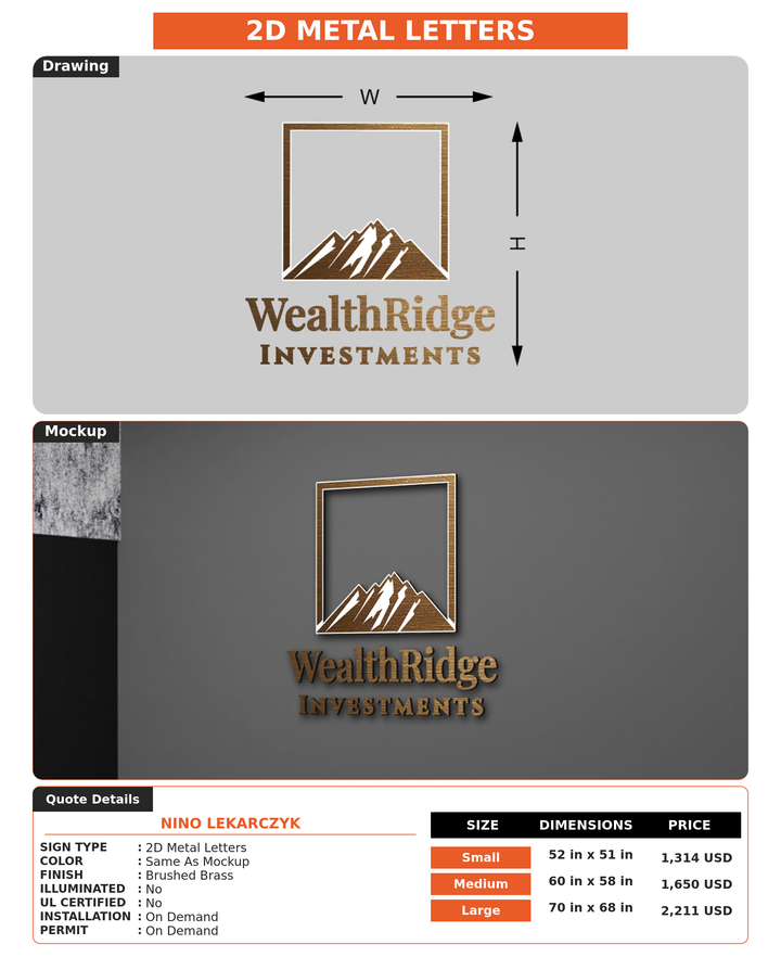 CUSTOM MOCKUP SIGN FOR Nino Lekarczyk