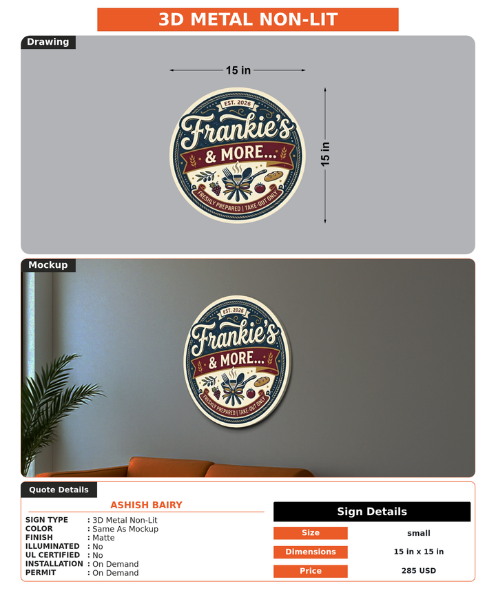 CUSTOM MOCKUP SIGN FOR Ashish Bairy