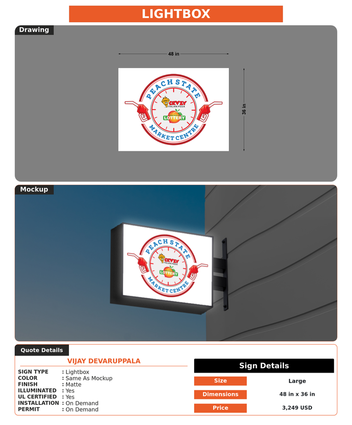 CUSTOM MOCKUP SIGN FOR Vijay Devaruppala