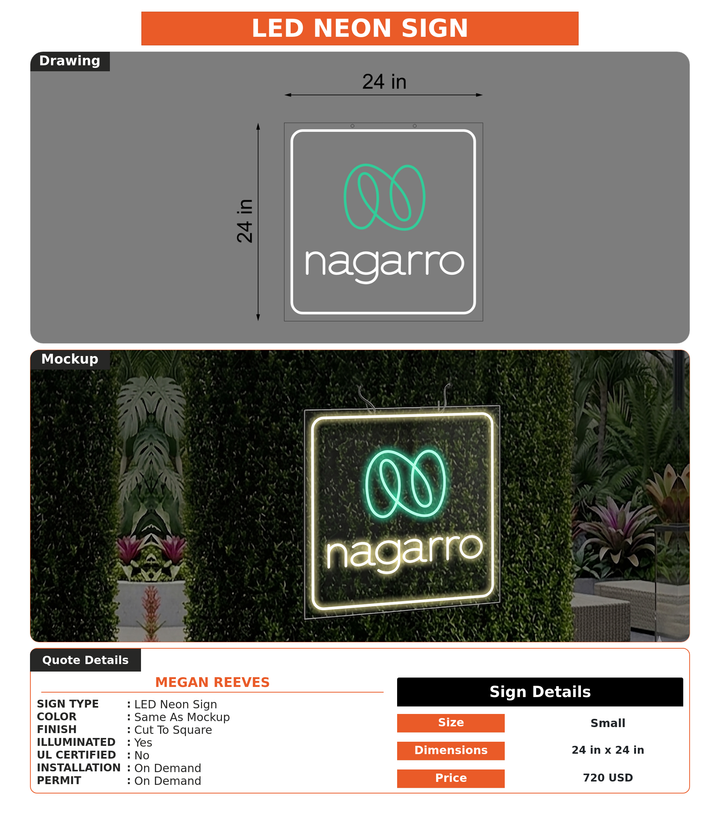 CUSTOM MOCKUP SIGN FOR Megan Reeves