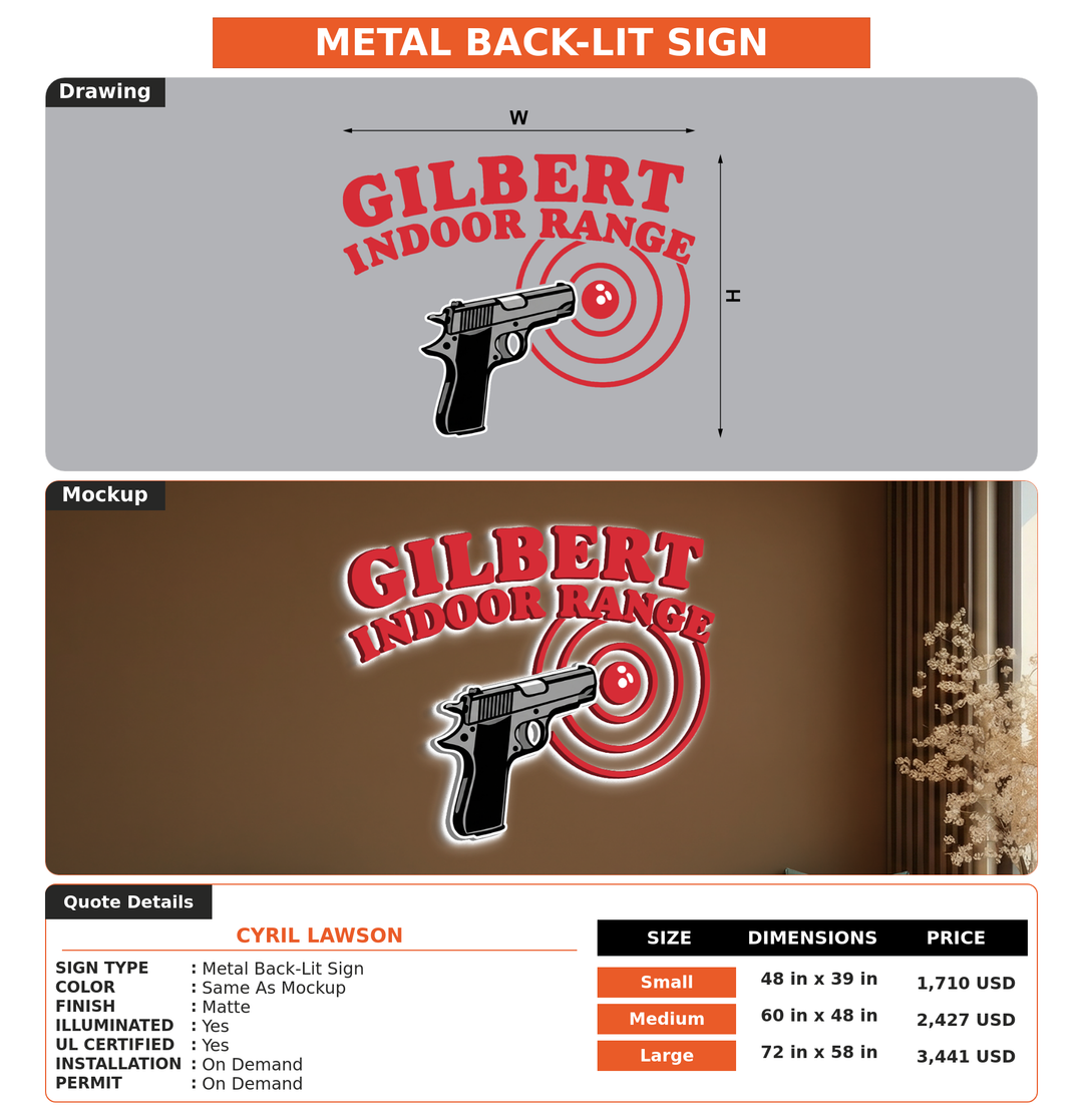 CUSTOM MOCKUP SIGN FOR Cyril Lawson