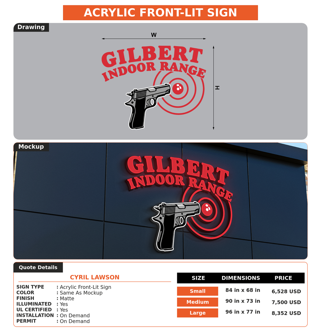 CUSTOM MOCKUP SIGN FOR Cyril Lawson