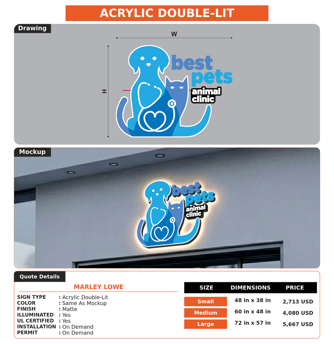 CUSTOM MOCKUP SIGN FOR Marley Lowe
