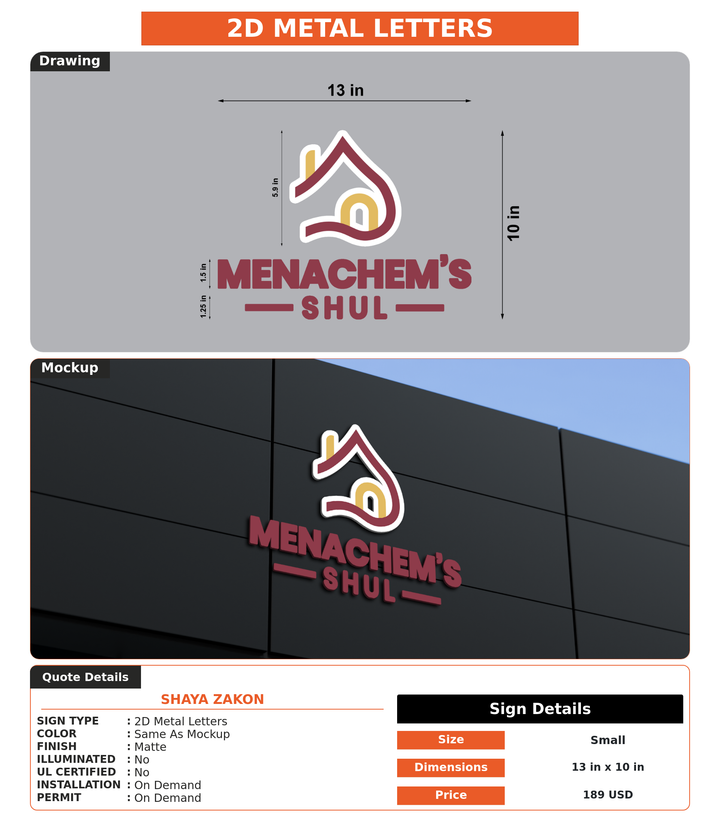 CUSTOM MOCKUP SIGN FOR Shaya Zakon