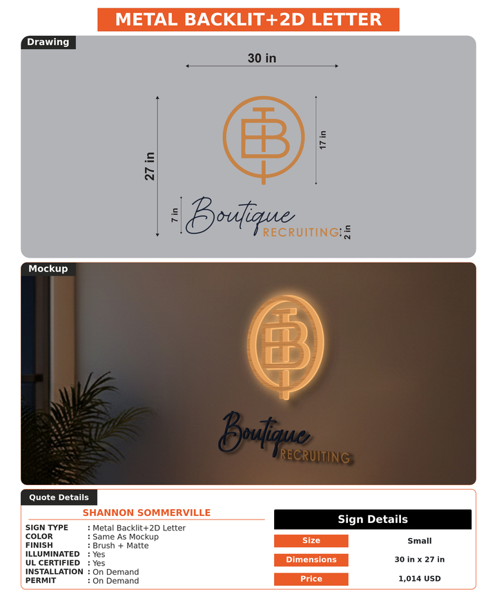 CUSTOM MOCKUP SIGN FOR Shannon Sommerville