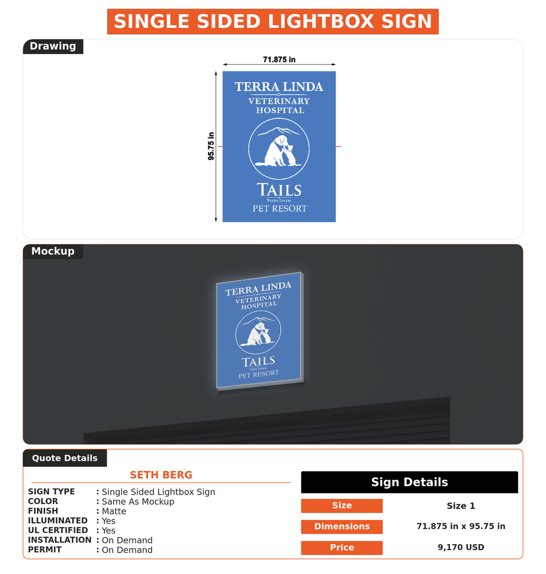 CUSTOM MOCKUP SIGN FOR Seth Berg
