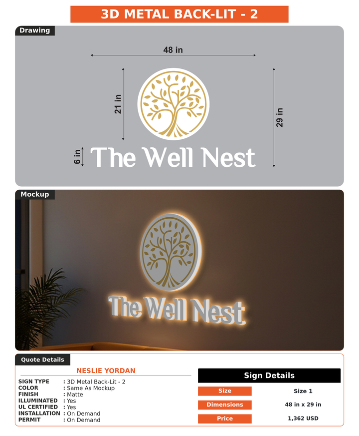 CUSTOM MOCKUP SIGN FOR codeblue custom size