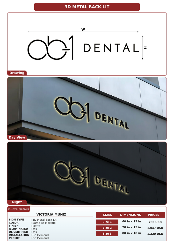 CUSTOM MOCKUP SIGN FOR Victoria Muniz