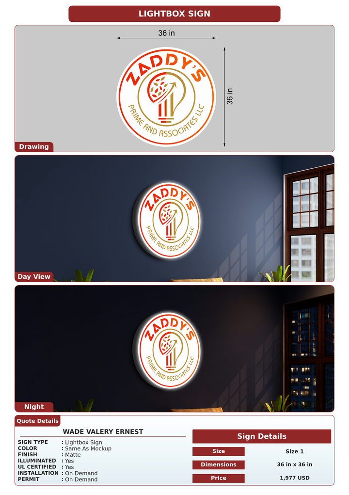 CUSTOM MOCKUP SIGN FOR wade valery ernest