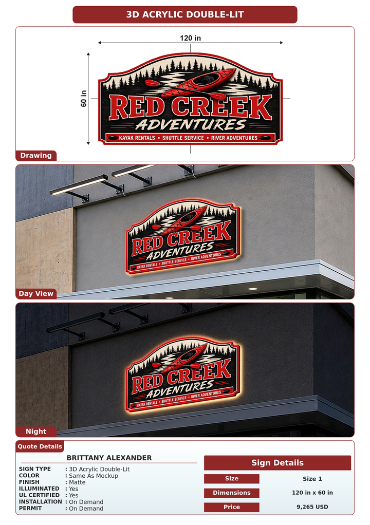 CUSTOM MOCKUP SIGN FOR Brittany Alexander