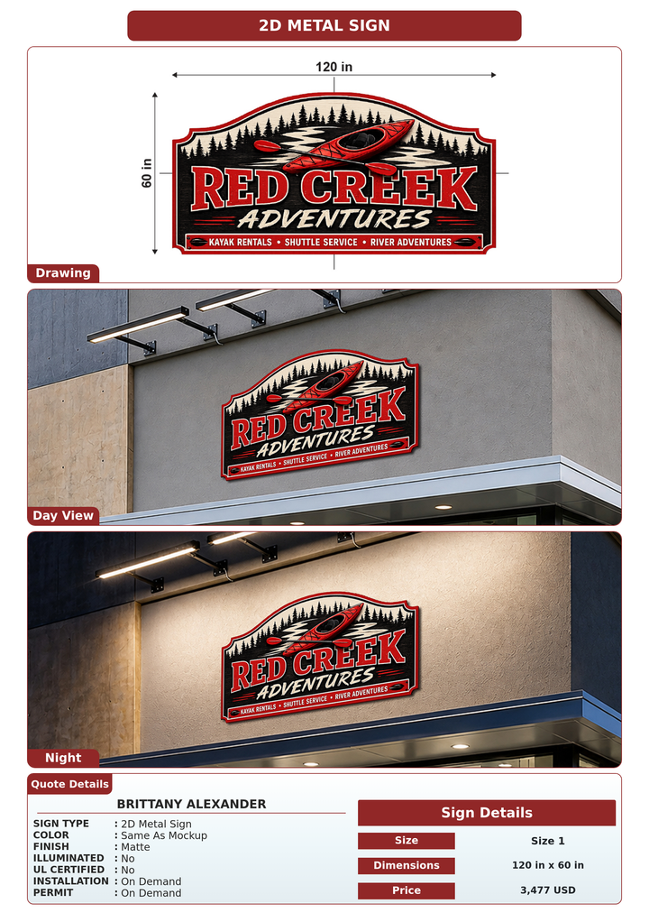 CUSTOM MOCKUP SIGN FOR Brittany Alexander