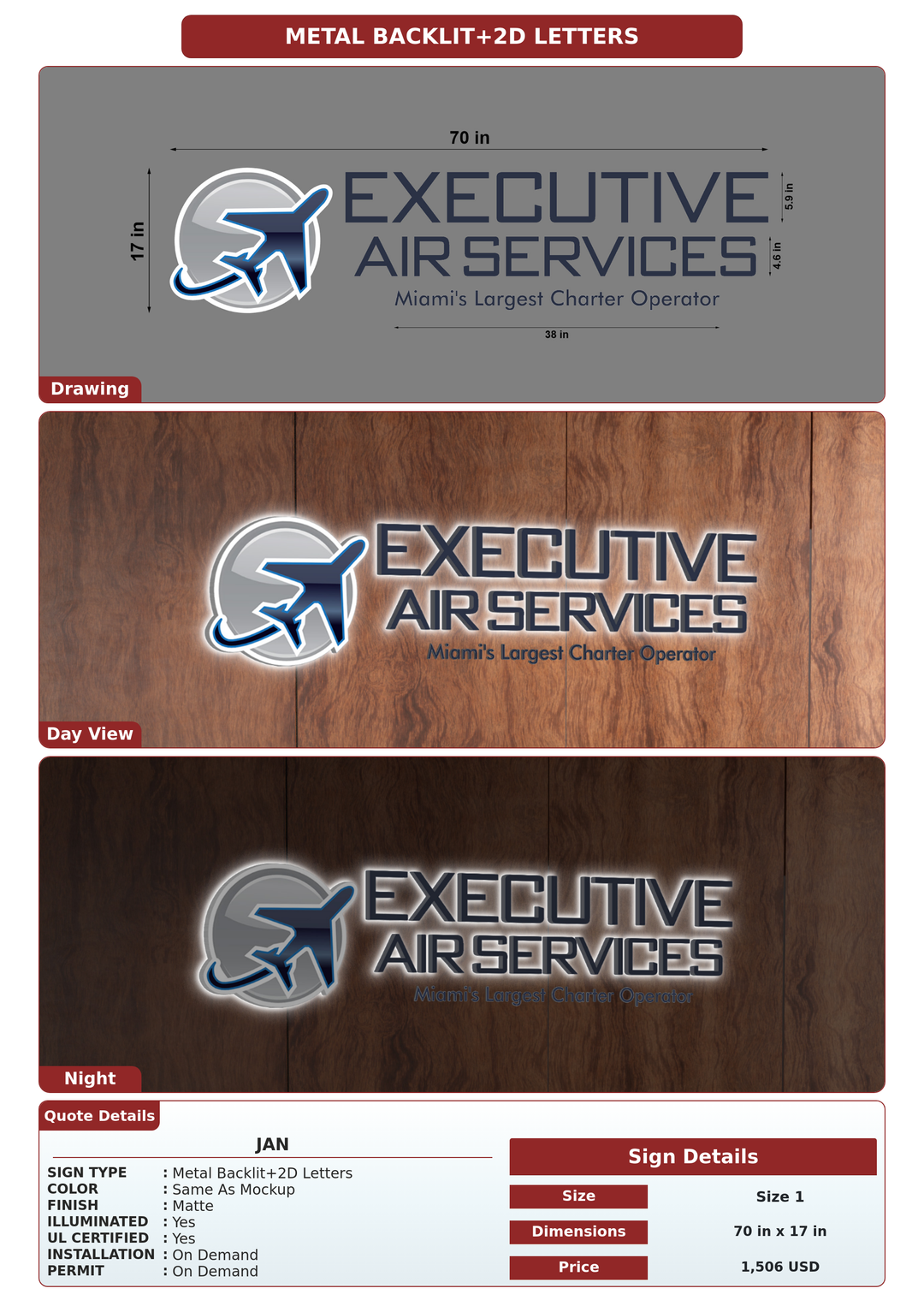 CUSTOM MOCKUP SIGN FOR Jan