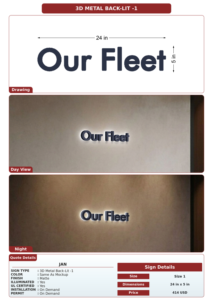 CUSTOM MOCKUP SIGN FOR Jan