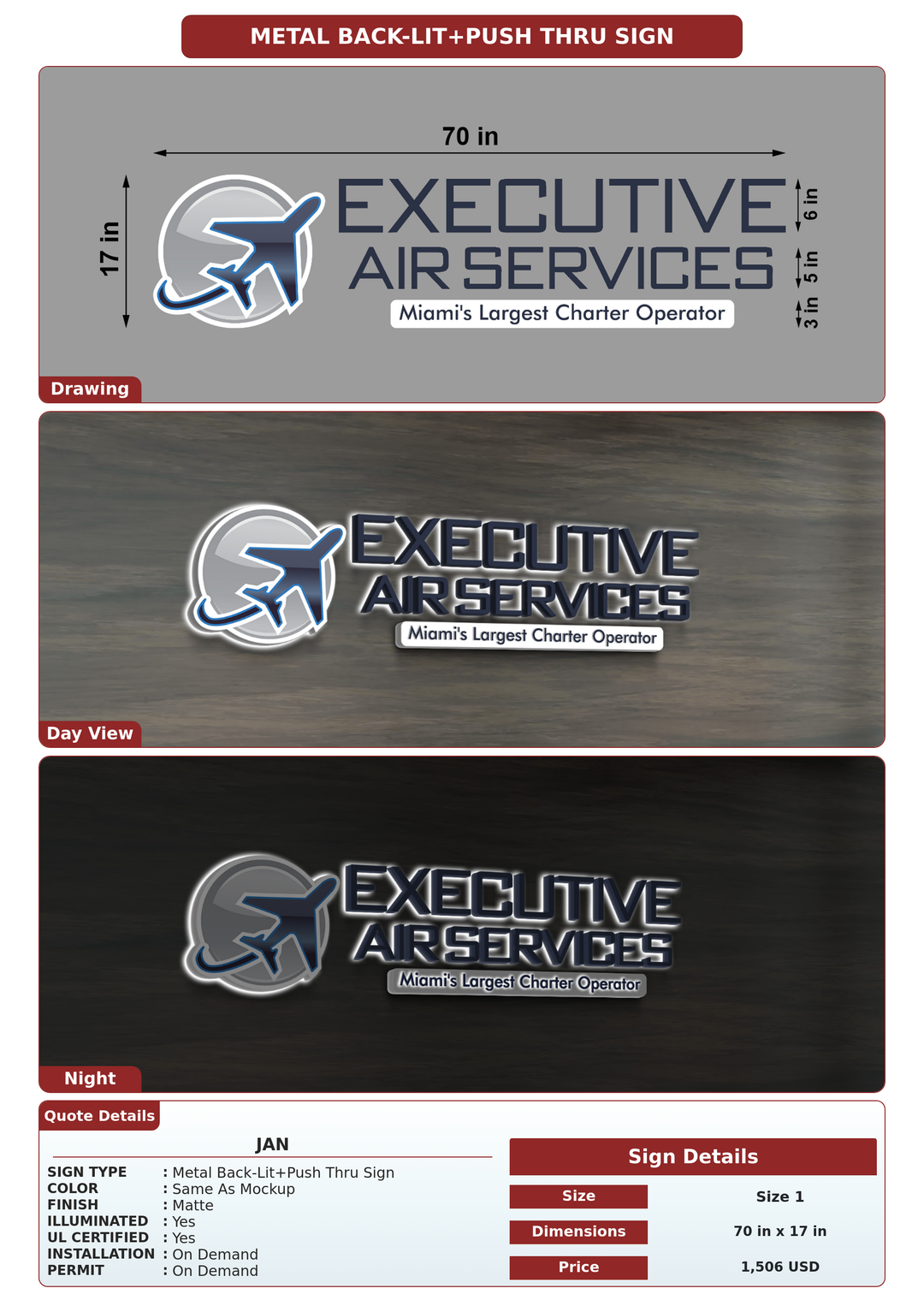 CUSTOM MOCKUP SIGN FOR Jan