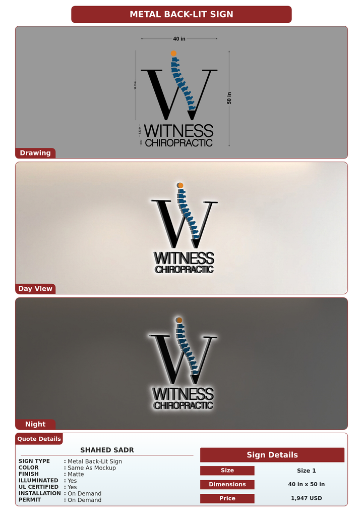 CUSTOM MOCKUP SIGN FOR Shahed sadr